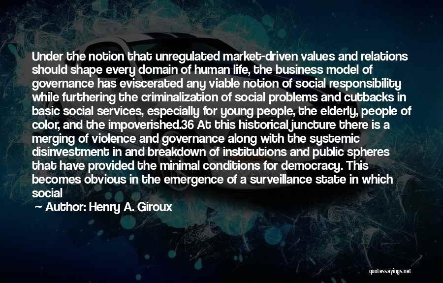 Culture Of Fear Quotes By Henry A. Giroux