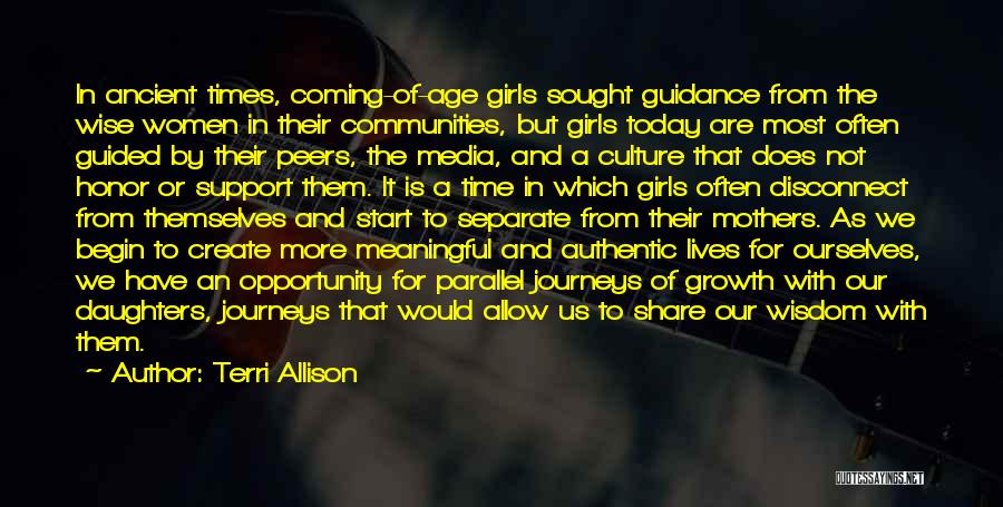 Culture Of Honor Quotes By Terri Allison