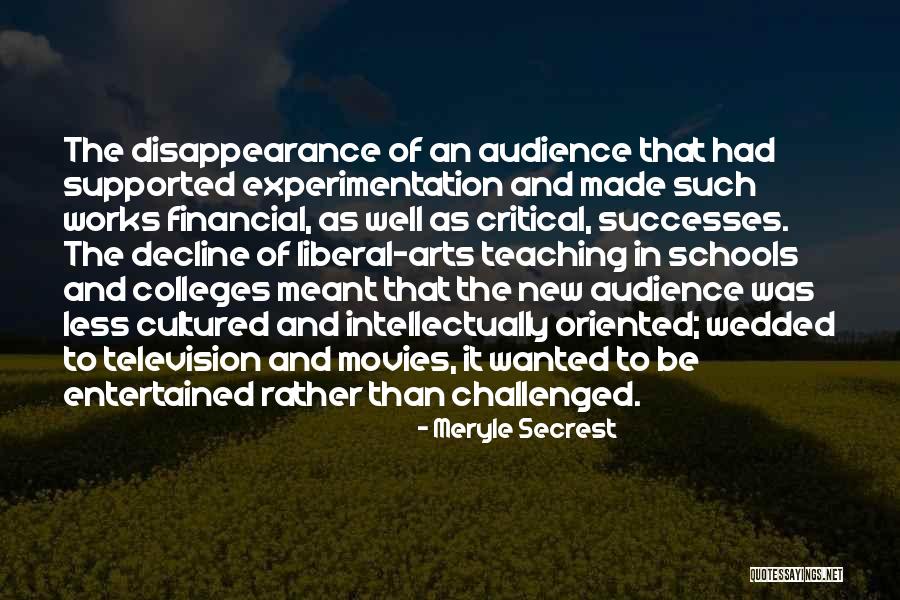 Cultured Quotes By Meryle Secrest Cultured Quotes By Meryle Secrest