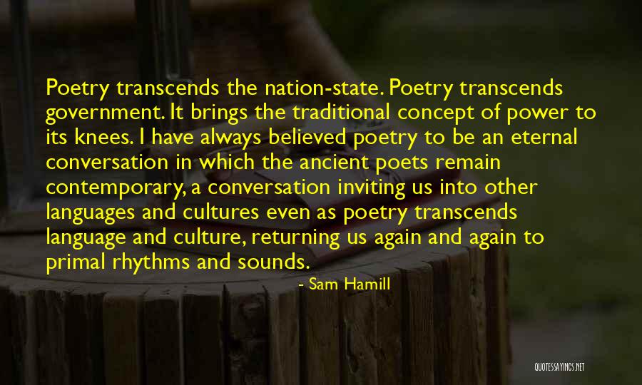 Cultures And Languages Quotes By Sam Hamill