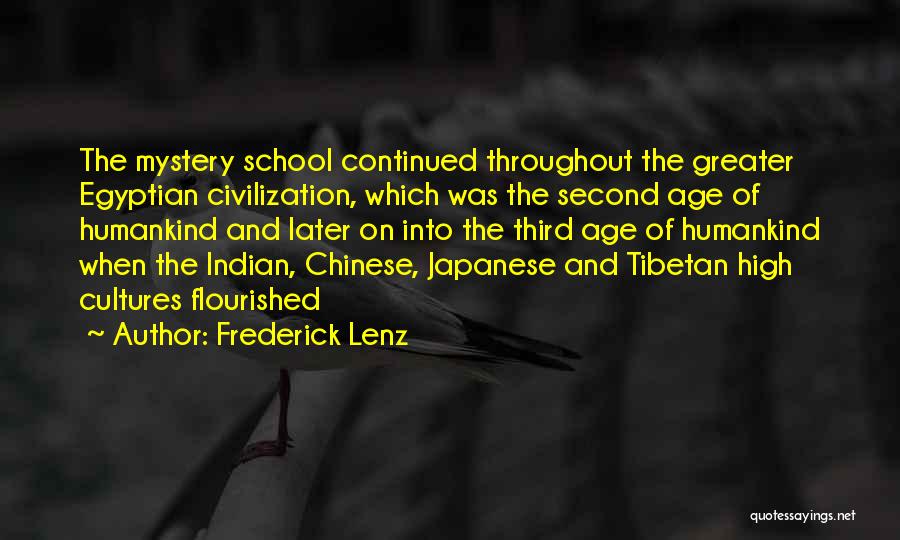 Cultures Quotes By Frederick Lenz