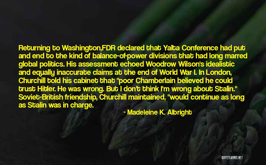 Culverson Insurance Quotes By Madeleine K. Albright