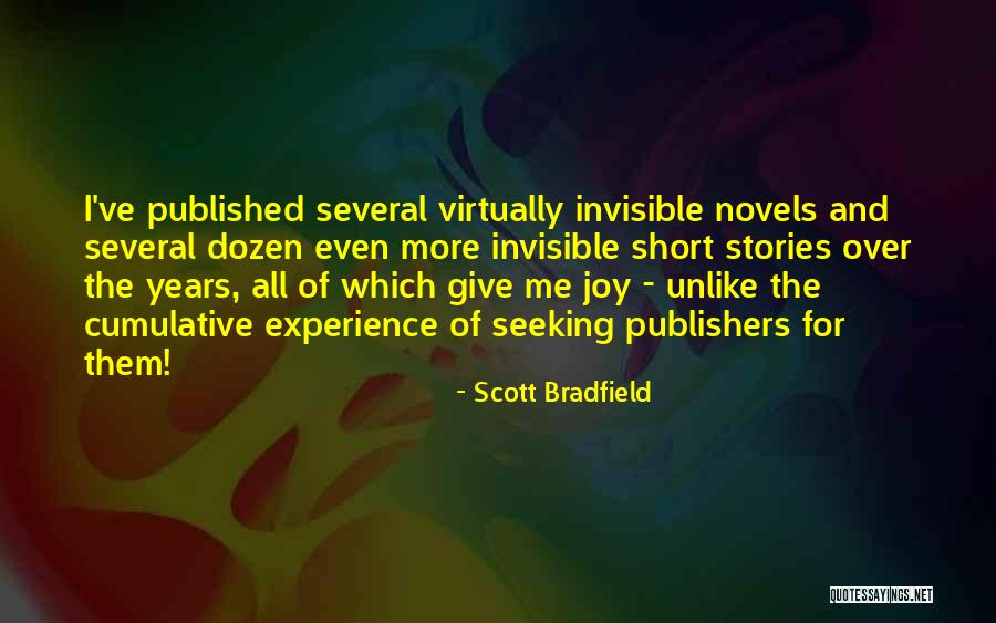 Cumulative Quotes By Scott Bradfield Cumulative Quotes By Scott Bradfield