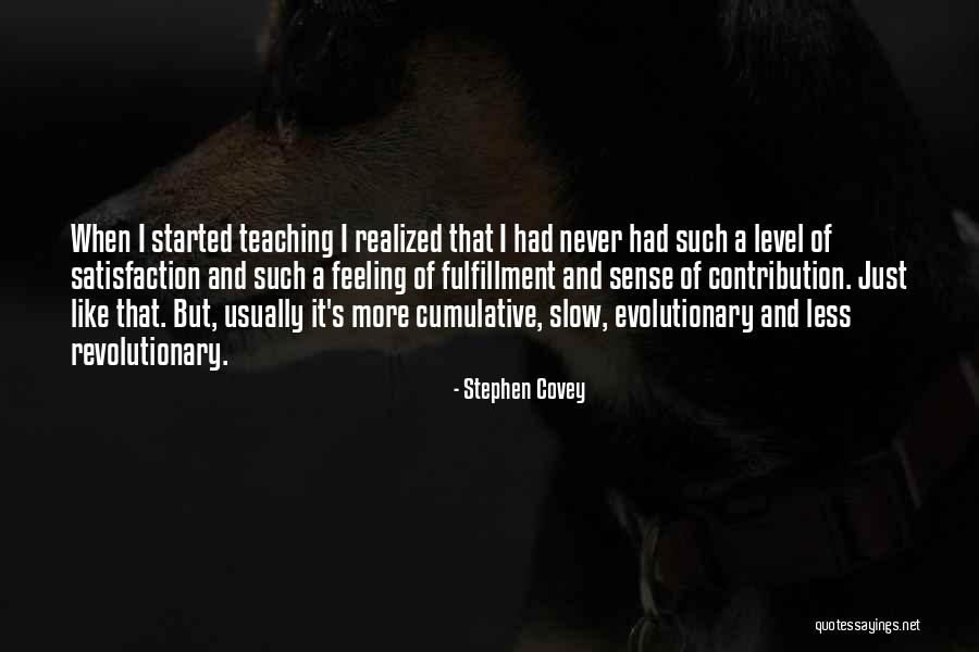 Cumulative Quotes By Stephen Covey