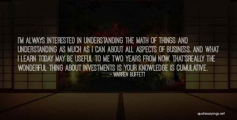 Cumulative Quotes By Warren Buffett Cumulative Quotes By Warren Buffett