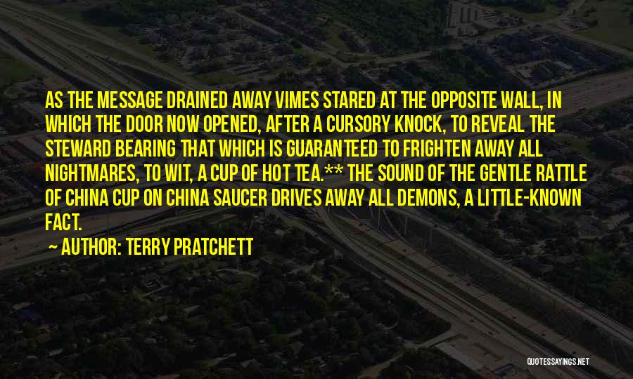 Cup And Saucer Quotes By Terry Pratchett