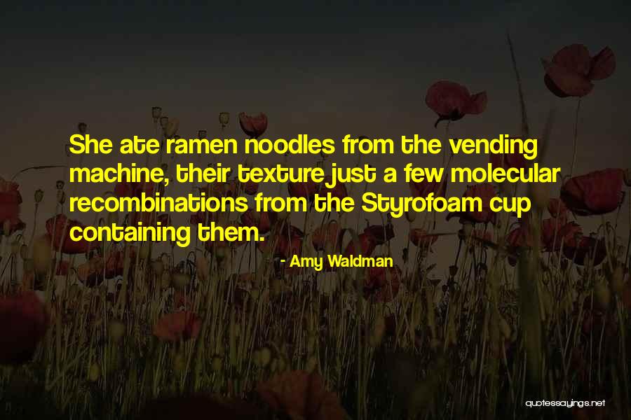 Cup Noodles Quotes By Amy Waldman