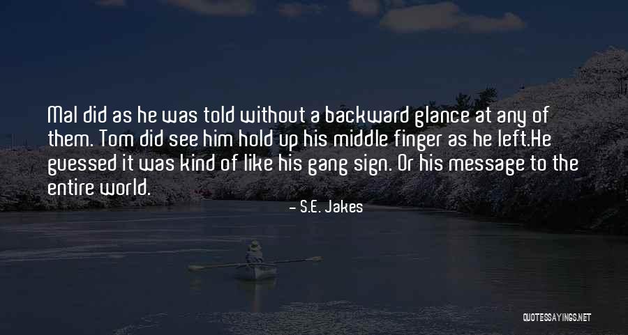 Cupboard Doors Quotes By S.E. Jakes Cupboard Doors Quotes By S.E. Jakes