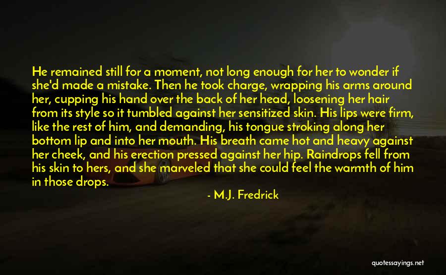 Cupping Quotes By M.J. Fredrick