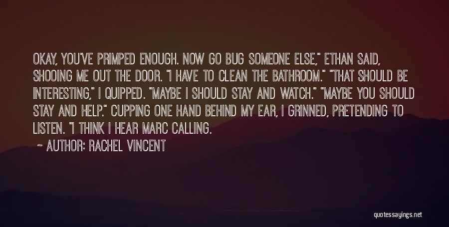 Cupping Quotes By Rachel Vincent