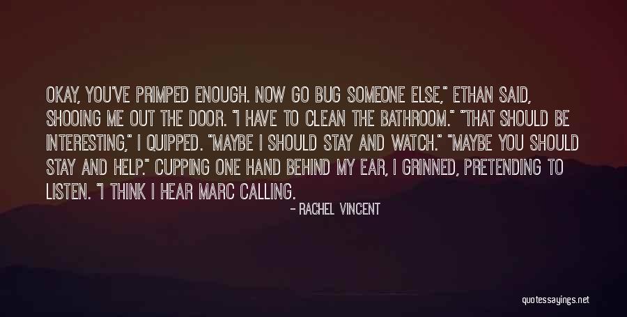 Cupping Quotes By Rachel Vincent