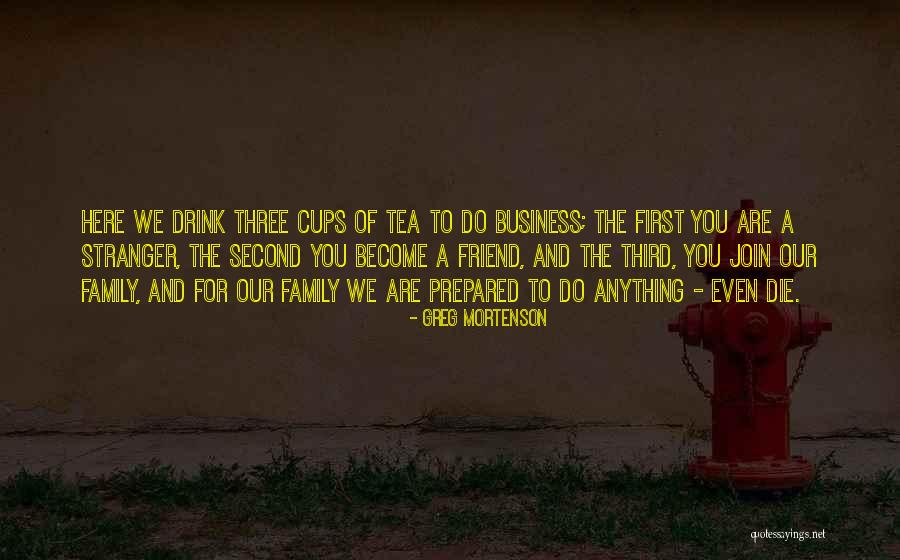 Cups Of Tea Quotes By Greg Mortenson