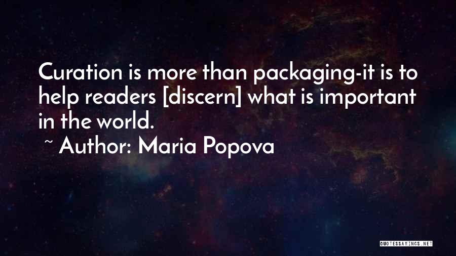 Curation Quotes By Maria Popova