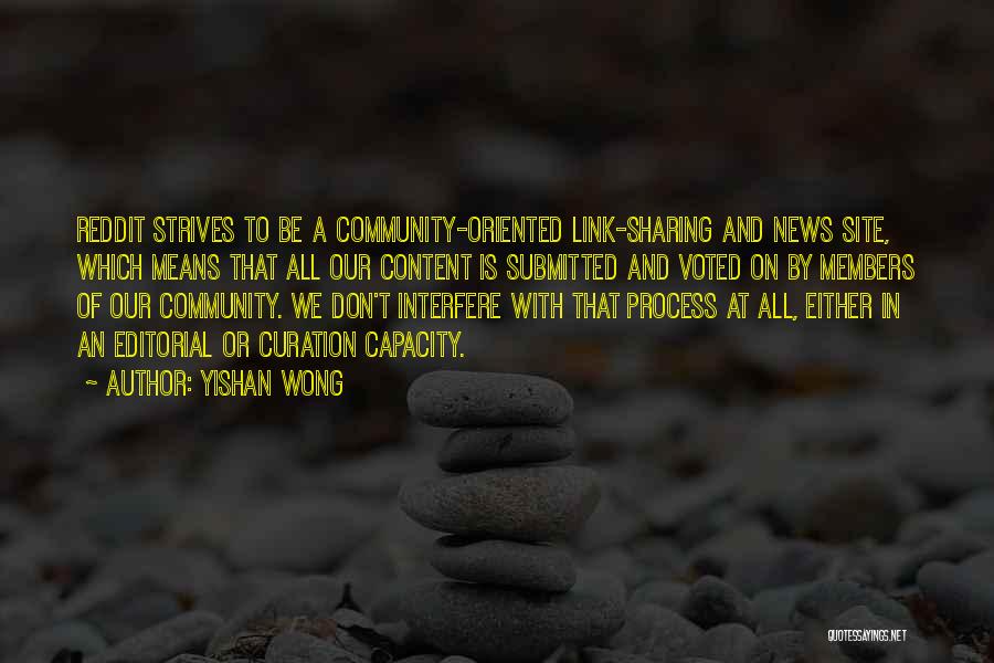 Curation Quotes By Yishan Wong