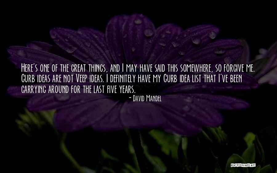 Curb Quotes By David Mandel Curb Quotes By David Mandel