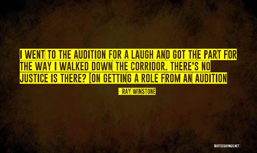 Curgere Sani Quotes By Ray Winstone