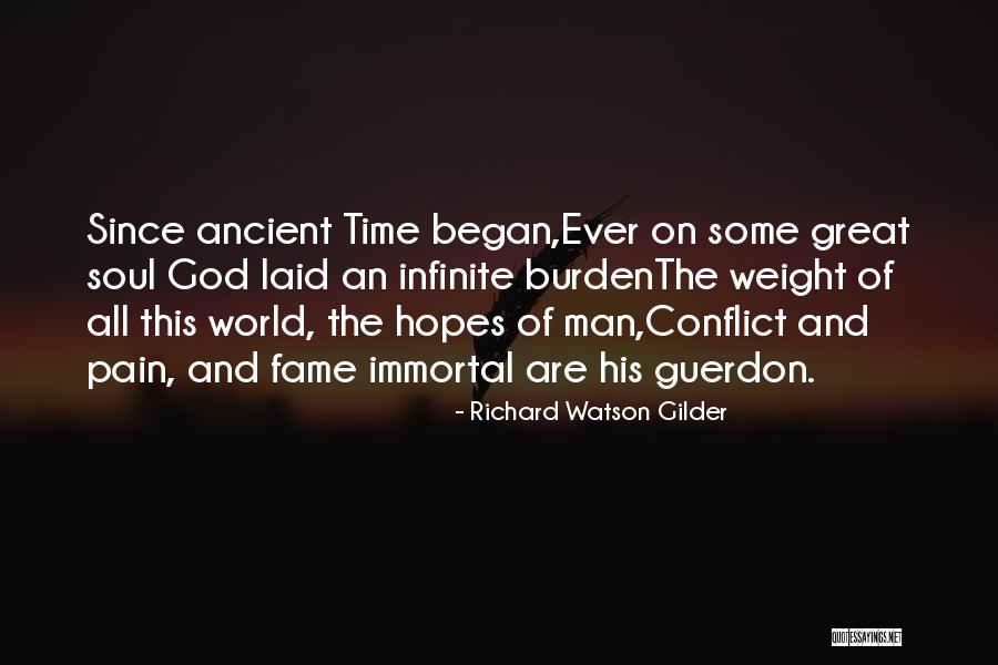Curiga Means Quotes By Richard Watson Gilder