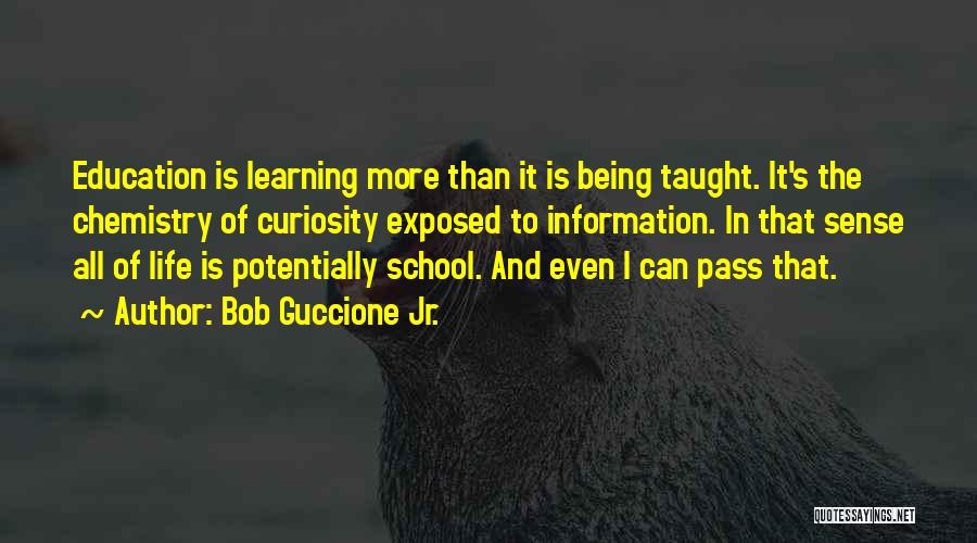 Curiosity And Learning Quotes By Bob Guccione Jr.