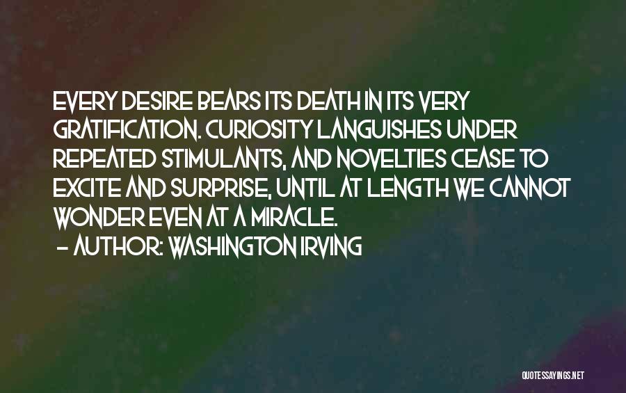 Curiosity And Wonder Quotes By Washington Irving