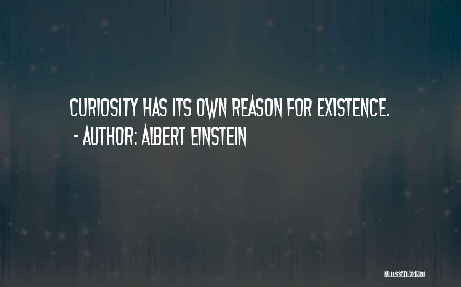 Curiosity Einstein Quotes By Albert Einstein