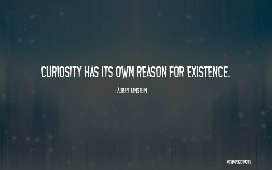 Curiosity Einstein Quotes By Albert Einstein