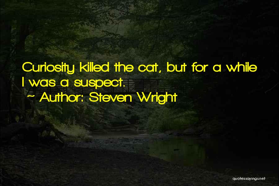 Curiosity Killed Cat Quotes By Steven Wright