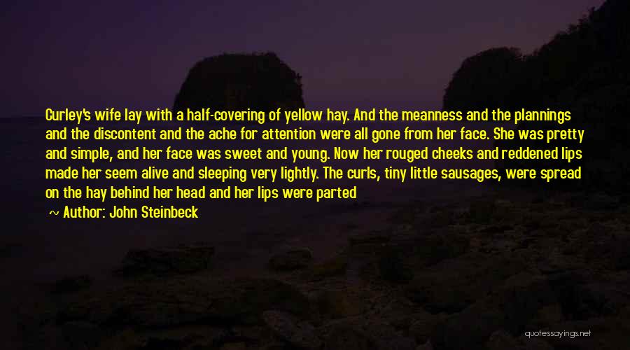 Curley Wife Death Quotes By John Steinbeck