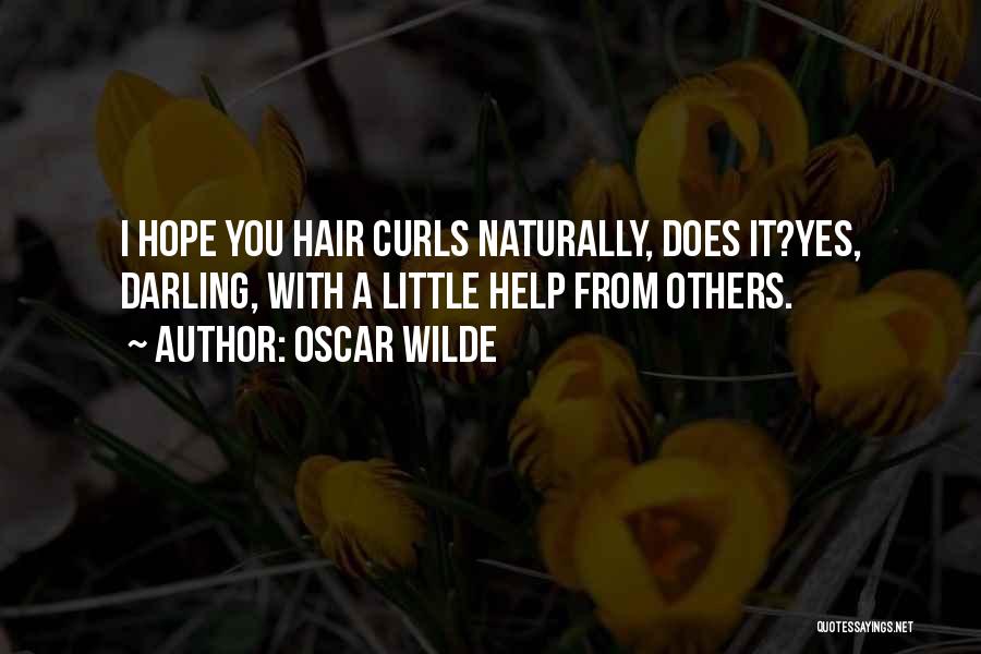 Curls Quotes By Oscar Wilde