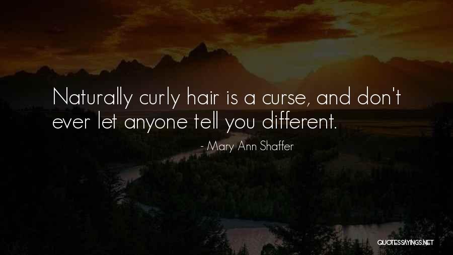 Curly Quotes By Mary Ann Shaffer