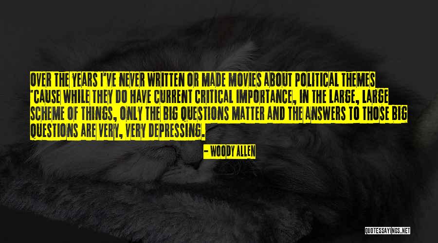 Current Political Quotes By Woody Allen