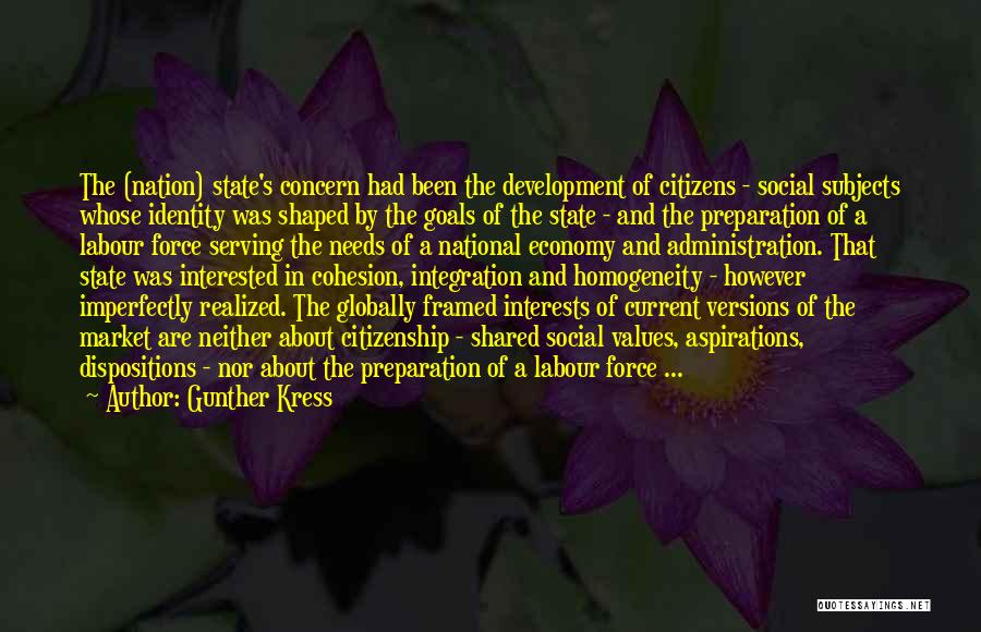 Current State Quotes By Gunther Kress