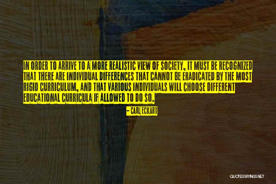 Curricula Quotes By Carl Eckart Curricula Quotes By Carl Eckart