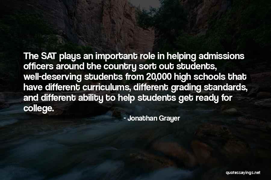 Curriculums Quotes By Jonathan Grayer