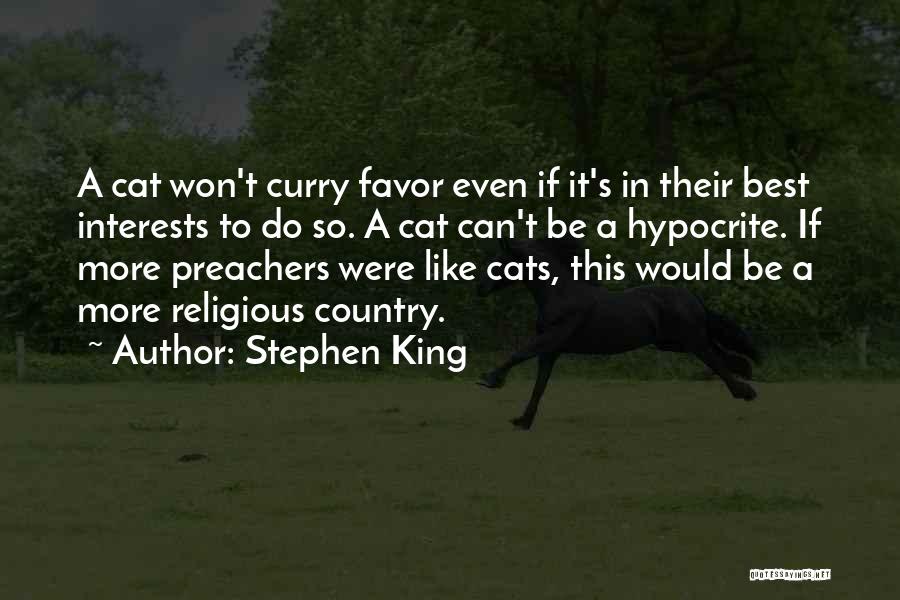 Curry Favor Quotes By Stephen King