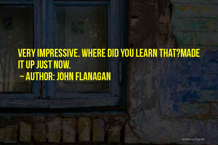 Currying Favor Quotes By John Flanagan