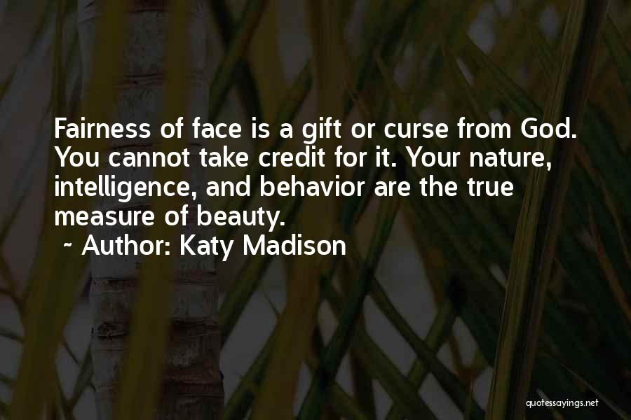 Curse Of Beauty Quotes By Katy Madison