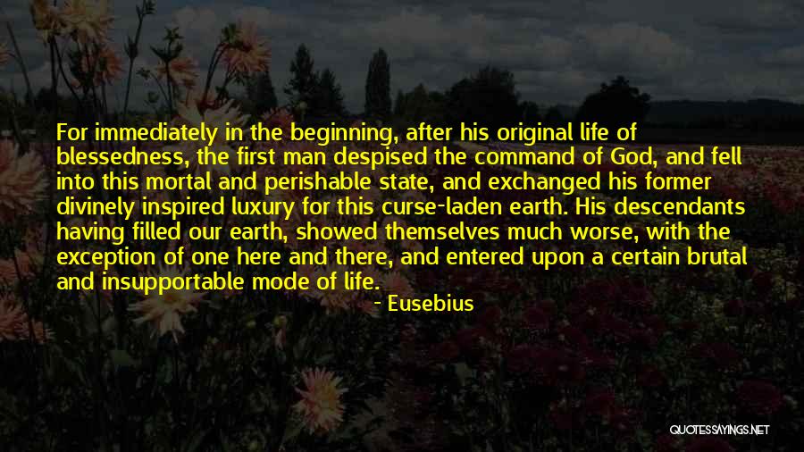 Curse Quotes By Eusebius