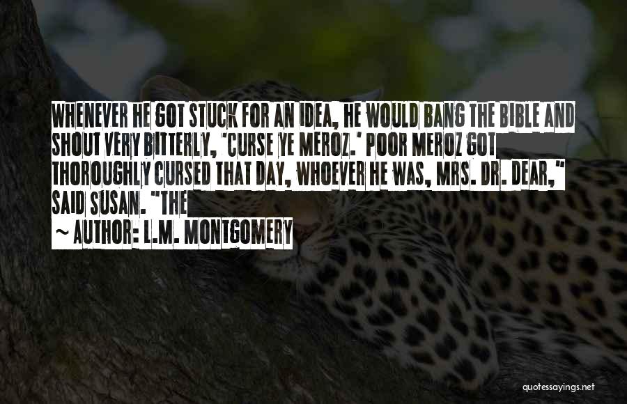 Curse Quotes By L.M. Montgomery