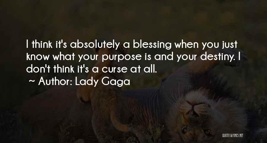 Curse Quotes By Lady Gaga
