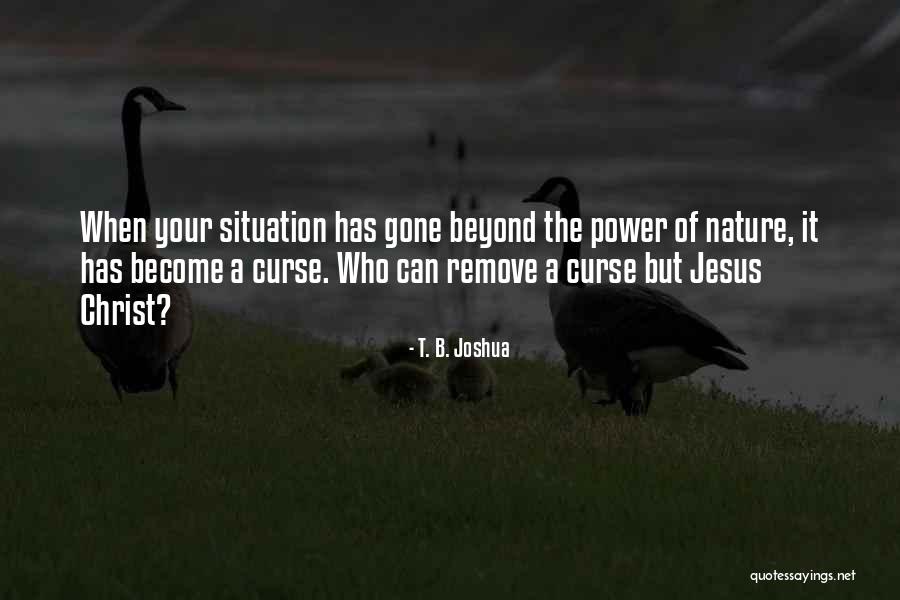 Curse Quotes By T. B. Joshua