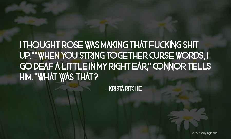 Curse Words Quotes By Krista Ritchie Curse Words Quotes By Krista Ritchie