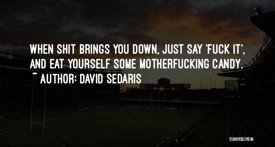 Cursing Yourself Quotes By David Sedaris