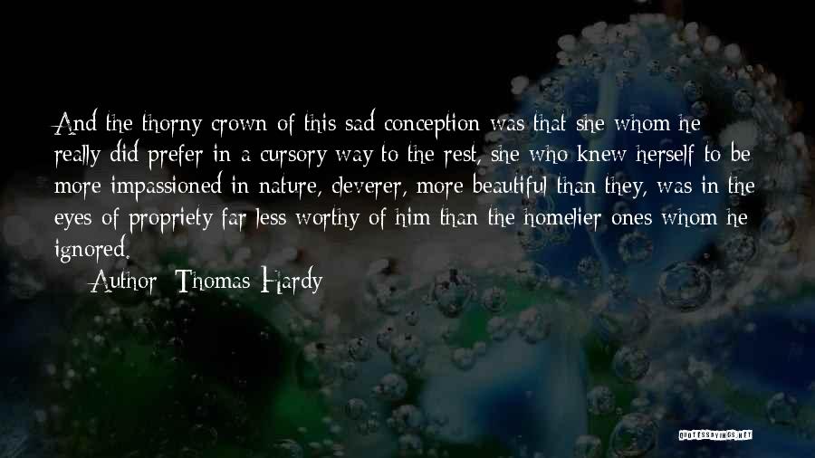 Cursory Quotes By Thomas Hardy