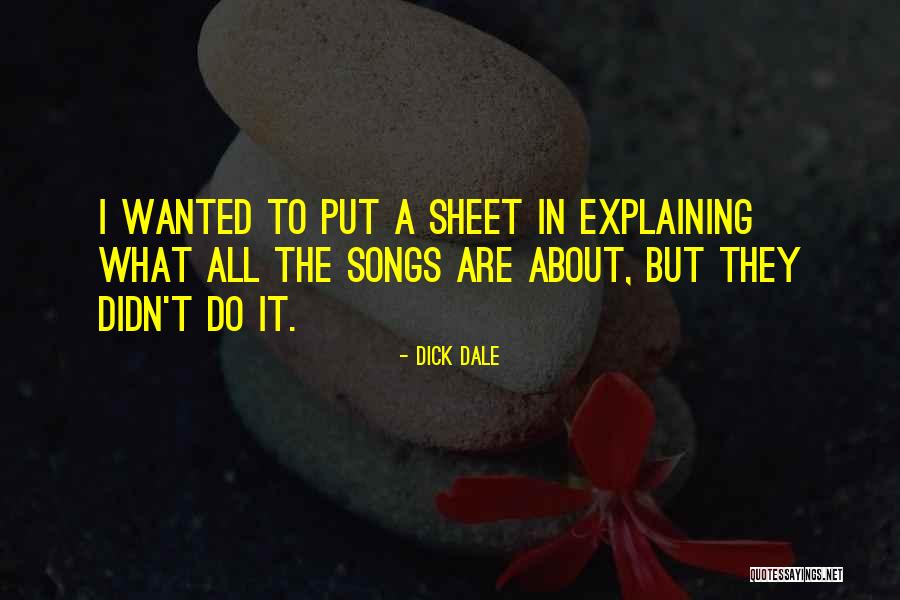 Cursus Bedrijfsbeheer Quotes By Dick Dale