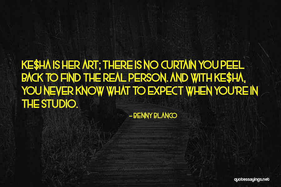 Curtain Quotes By Benny Blanco