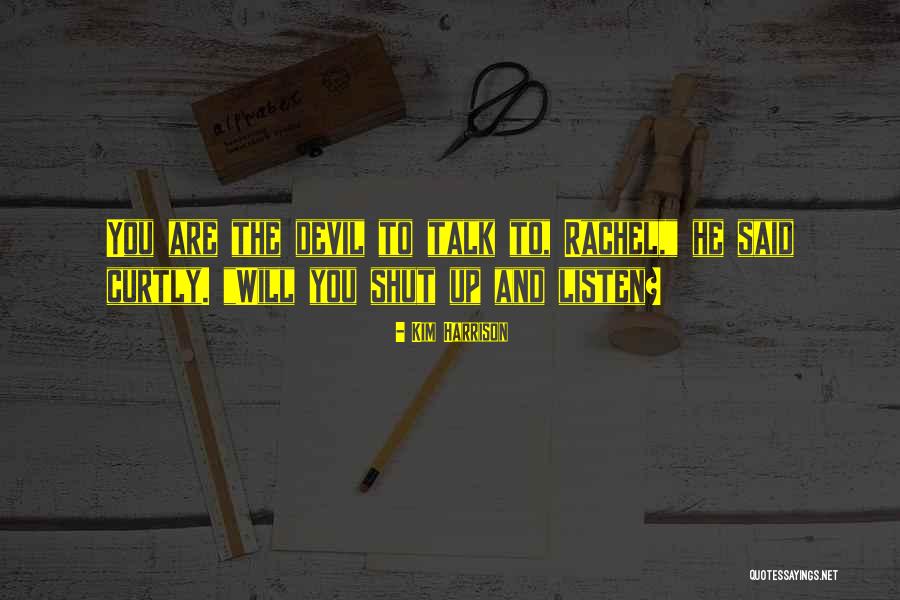 Curtly Quotes By Kim Harrison Curtly Quotes By Kim Harrison