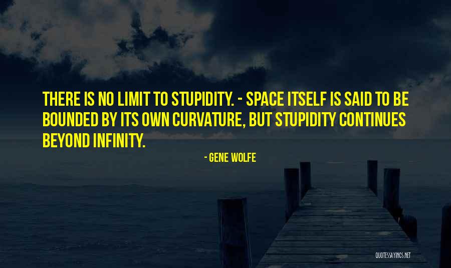 Curvature Quotes By Gene Wolfe