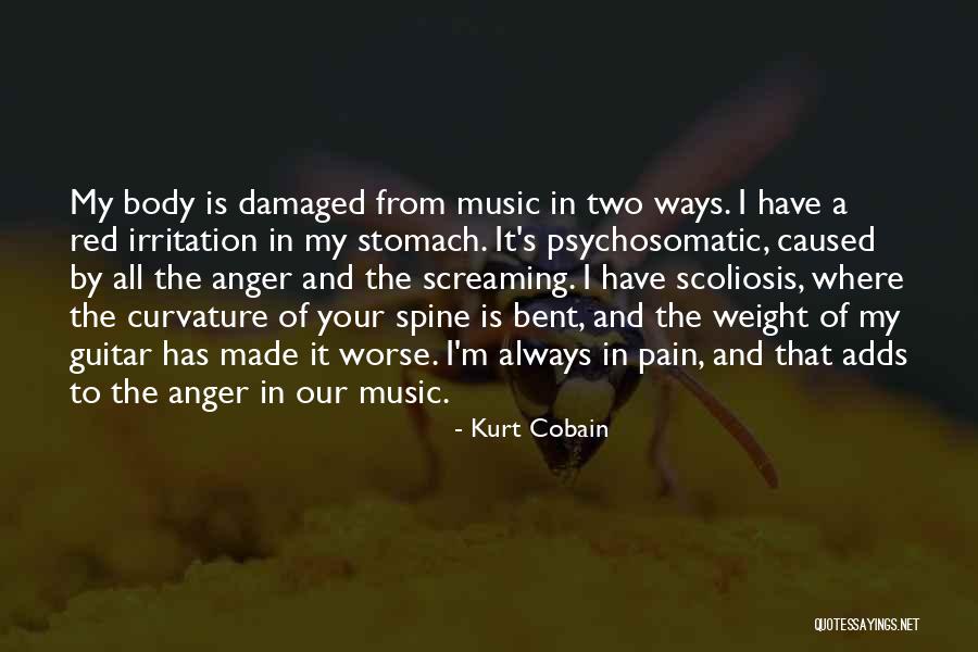 Curvature Quotes By Kurt Cobain