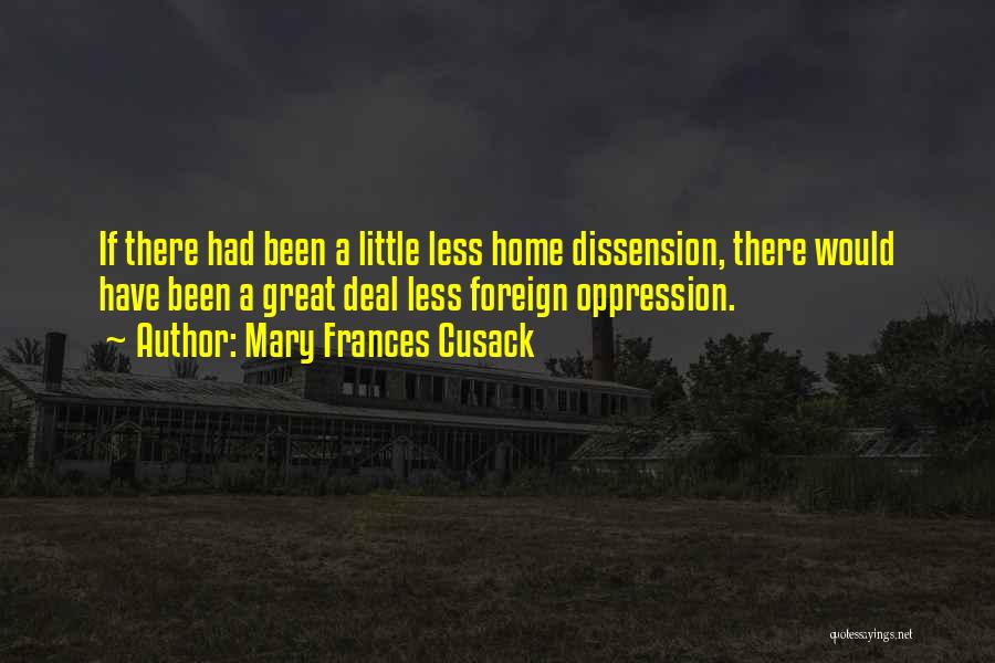 Cusack Quotes By Mary Frances Cusack