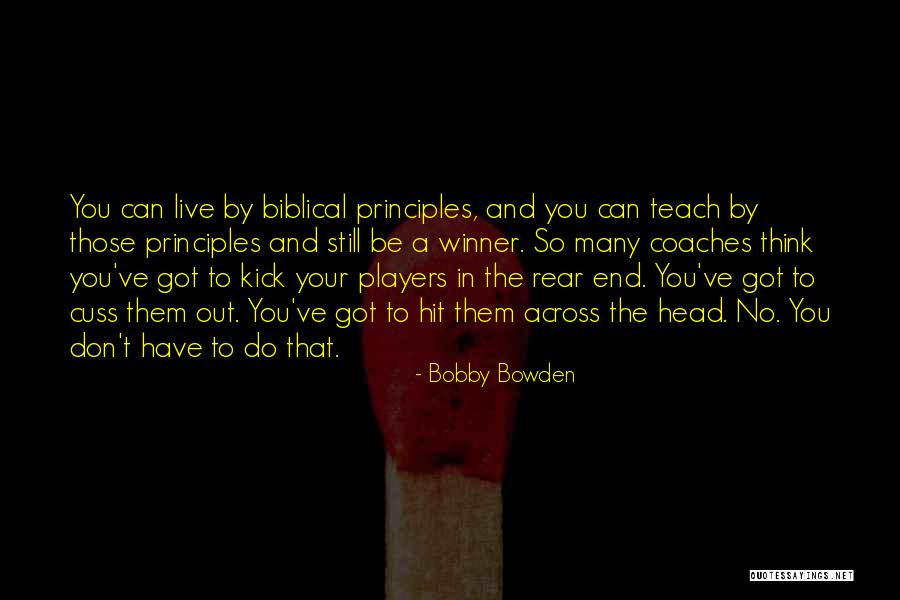 Cuss Out Quotes By Bobby Bowden